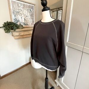 Z Supply washed black sweatshirt. Size Med